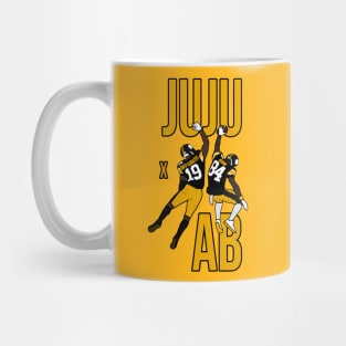 Juju Smith Schuster and Antonio Brown 'JUJU X AB' - Pittsburgh Steelers Iconic Duo Mug